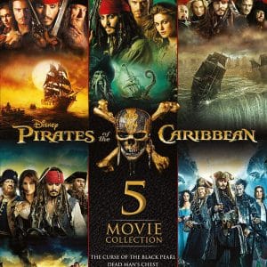 Pirates of the Caribbean 1-5 Blu-ray [2017] [Region Free]