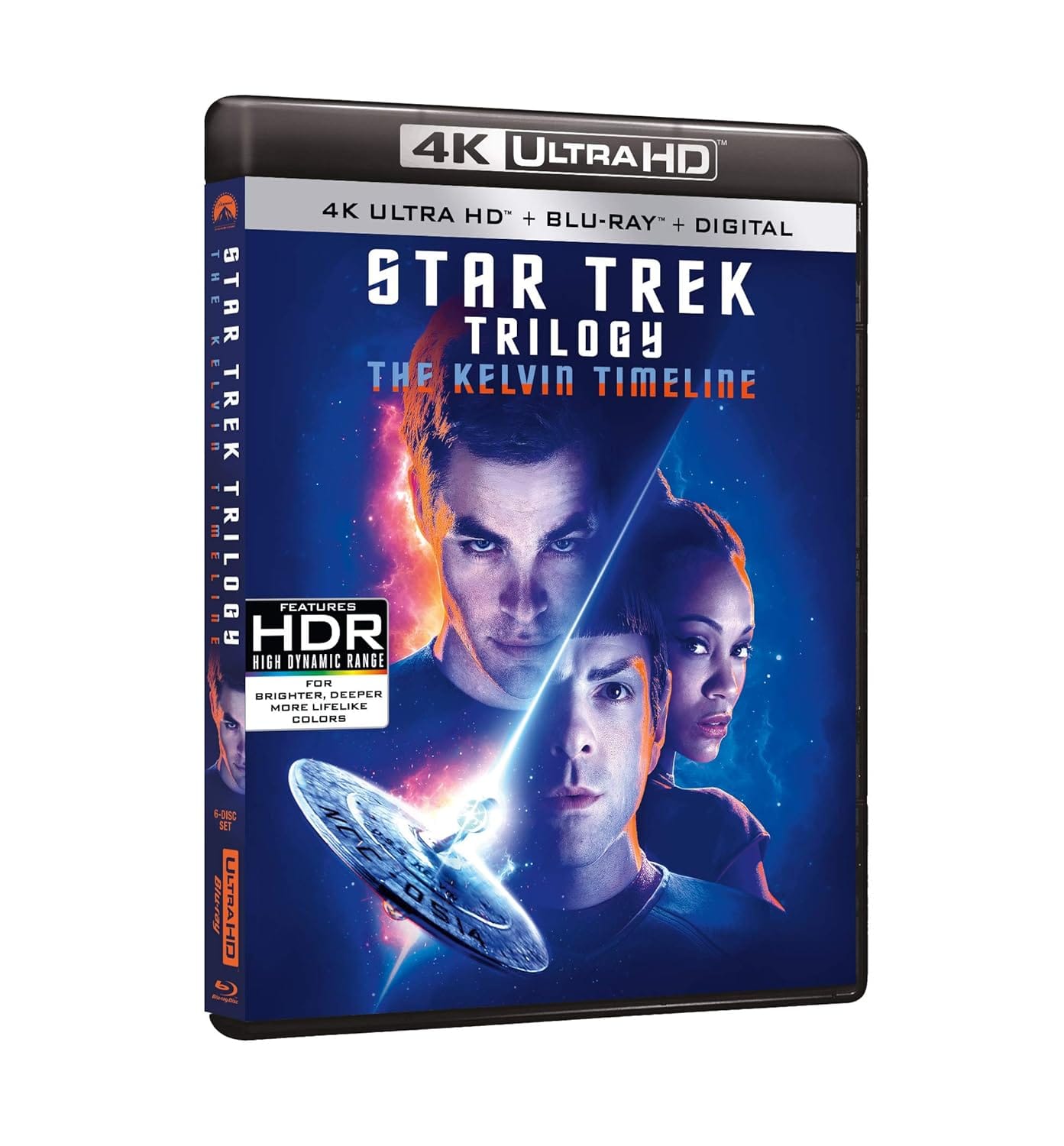 Star Trek Trilogy The Kelvin Timeline 4k UHD + Blu-ray + Digital