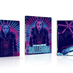 BALLERINA FROM THE WORLD OF JOHN WICK 4K + BLURAY + DIGITAL Amazon Exclusive Lenticular Steelbook