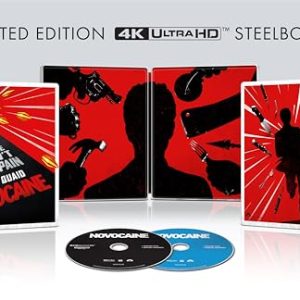 Novocaine 4K UHD Steelbook + Blu-Ray + Digitial Copy